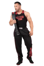 Wallace Mesh Pants - Black/Red Treningsbukser