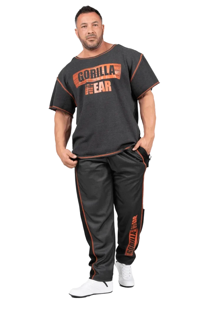 Wallace Mesh Pants - Gray/Orange  Treningsbukser