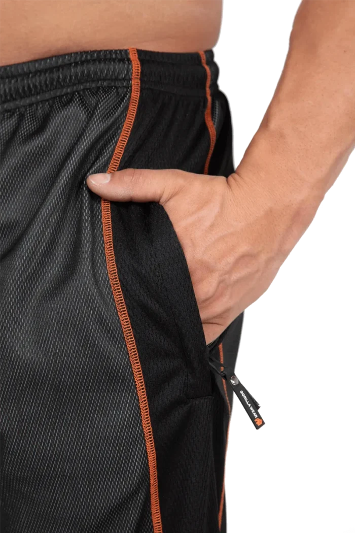 Wallace Mesh Pants - Gray/Orange  Treningsbukser