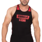 Wallace Tank Top - Black/Red  Singlet