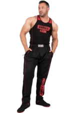 Wallace Tank Top - Black/Red Singlet