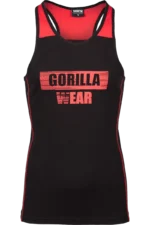 Wallace Tank Top - Black/Red Singlet