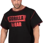 Wallace Workout Top - Black/Red  T-skjorter