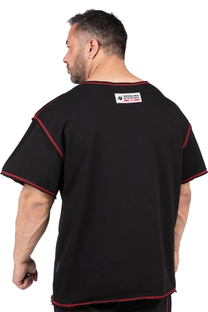 Wallace Workout Top - Black/Red  T-skjorter
