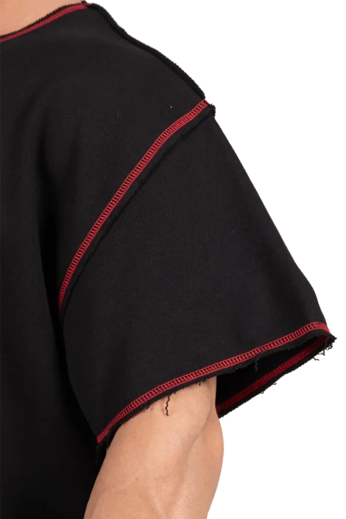 Wallace Workout Top - Black/Red  T-skjorter