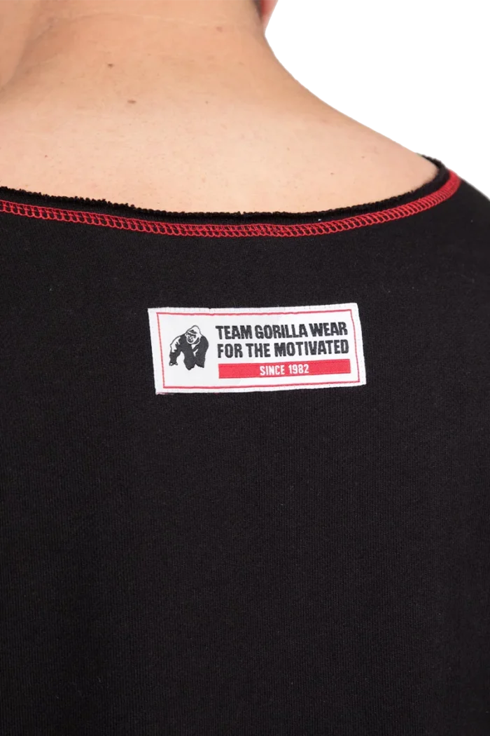 Wallace Workout Top - Black/Red  T-skjorter