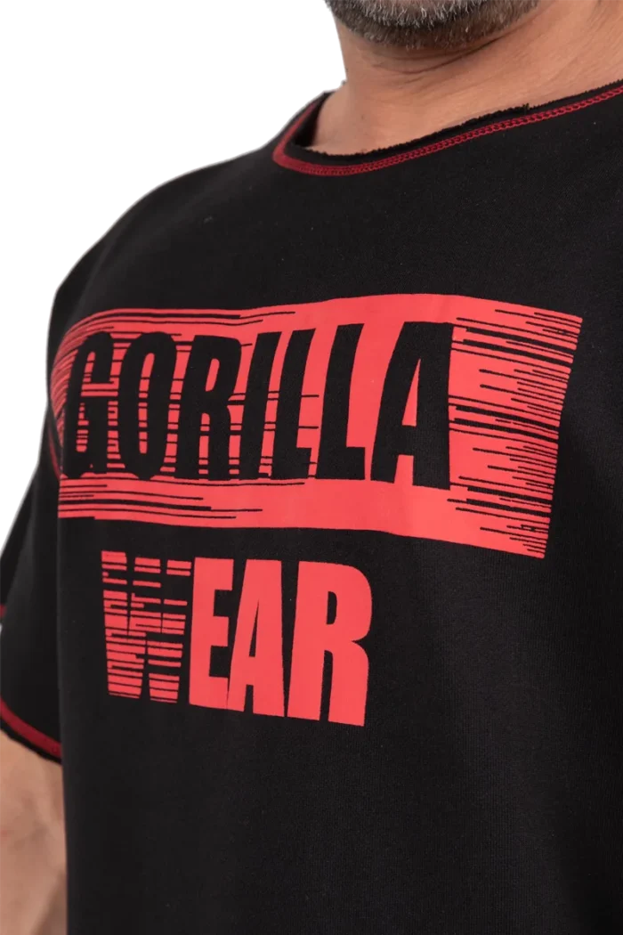 Wallace Workout Top - Black/Red  T-skjorter