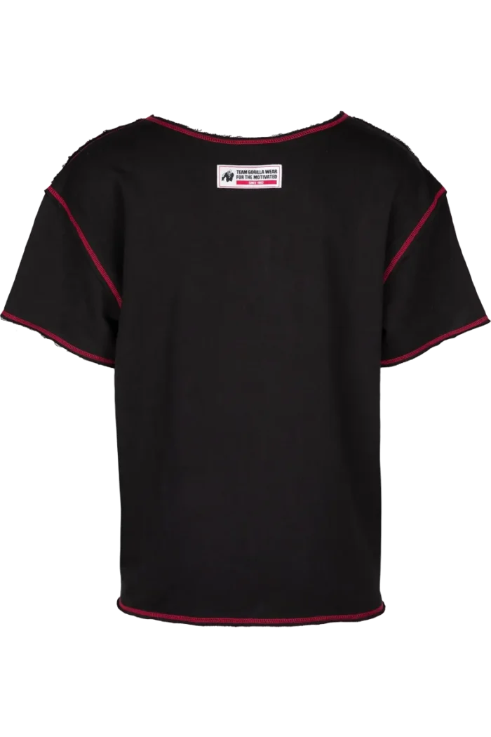 Wallace Workout Top - Black/Red  T-skjorter
