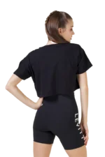 Levity Harper Cropped Tee - Sort - Bilde 3