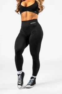 High Waisted Push-Up Leggings TOTALLY SEAMLESS - Black  Tights / Leggings