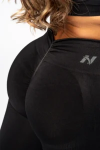 High Waisted Push-Up Leggings TOTALLY SEAMLESS - Black  Tights / Leggings