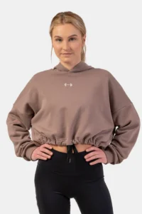 Loose Fit Crop Hoodie Iconic