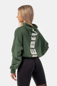 Loose Fit Crop Hoodie Iconic