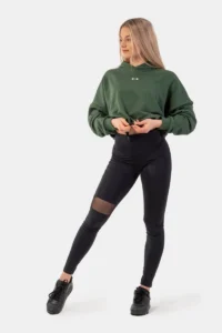Loose Fit Crop Hoodie Iconic