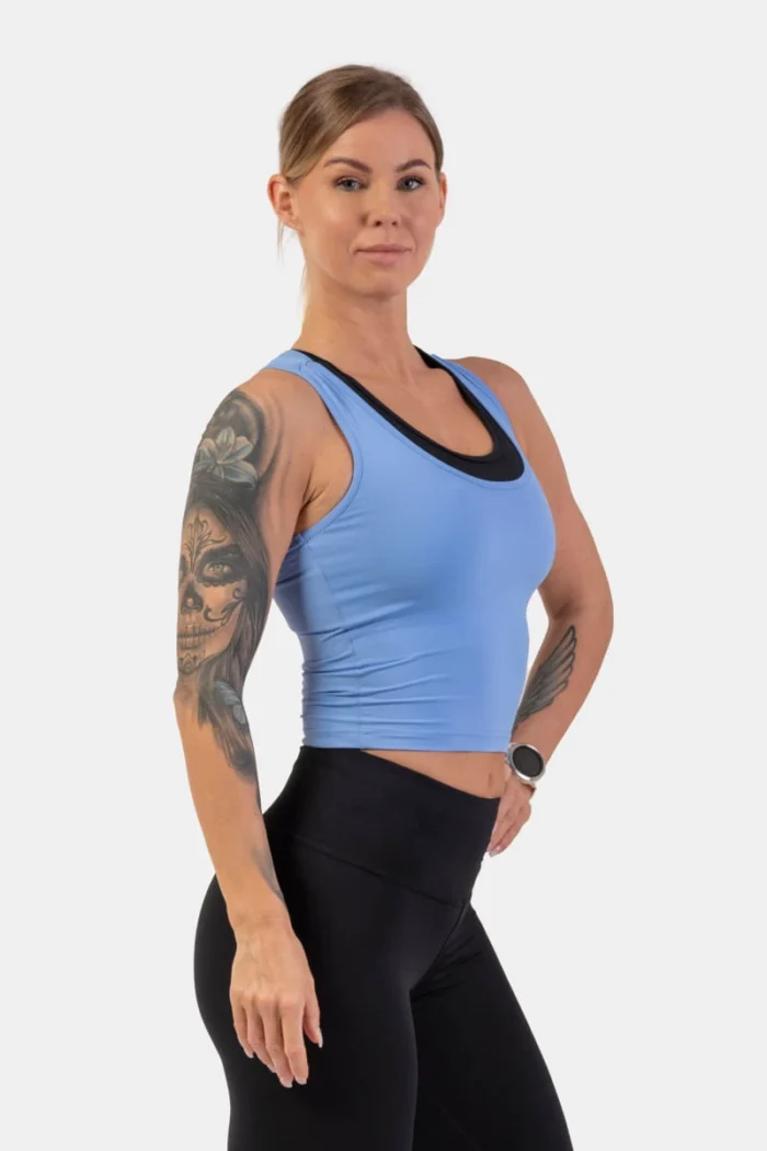 Nebbia Slim-fit Crop Tank Top  Topper