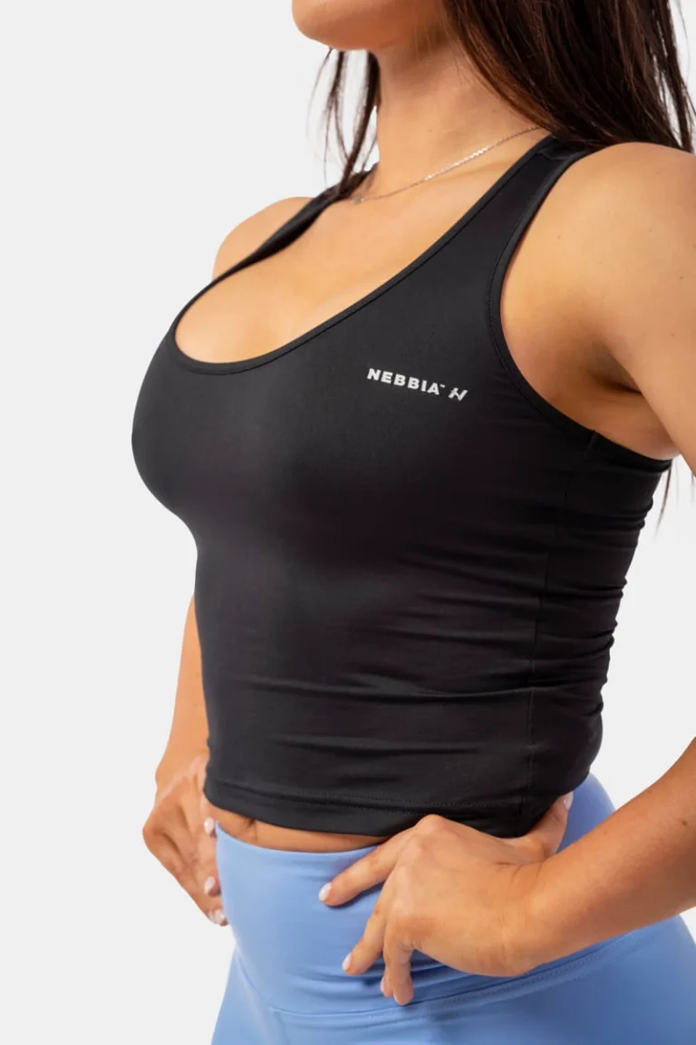 Nebbia Slim-fit Crop Tank Top  Topper