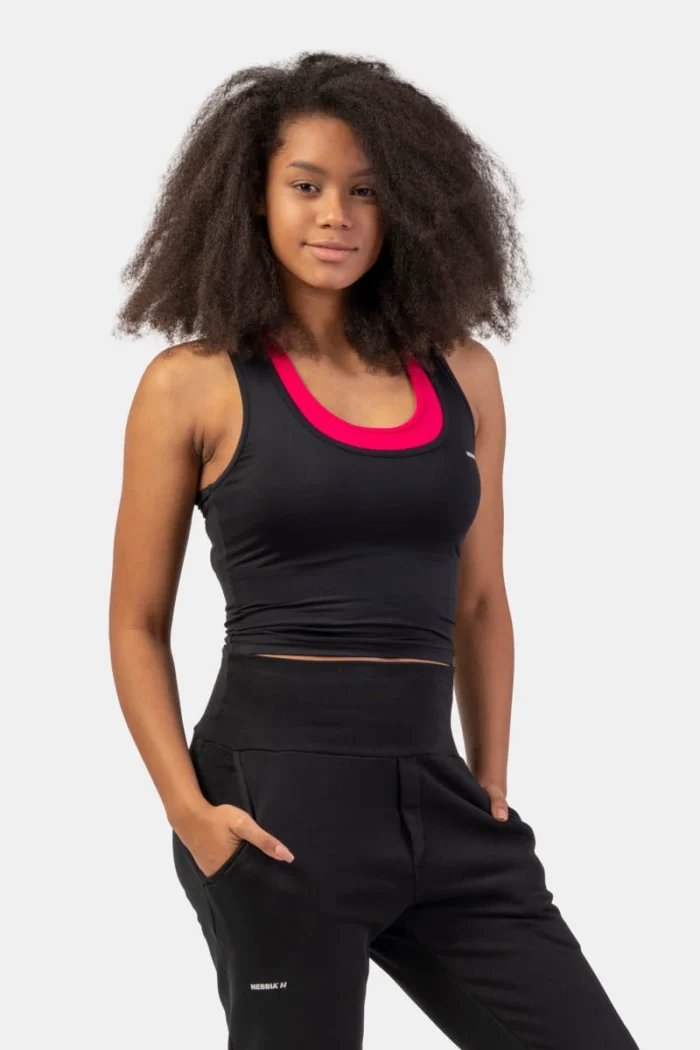 Nebbia Slim-fit Crop Tank Top  Topper