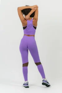 Fit Activewear Padded Sports Bra Blå - S Sports-BH