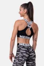Power Your Hero Iconic Sports Bra Black Sports-BH