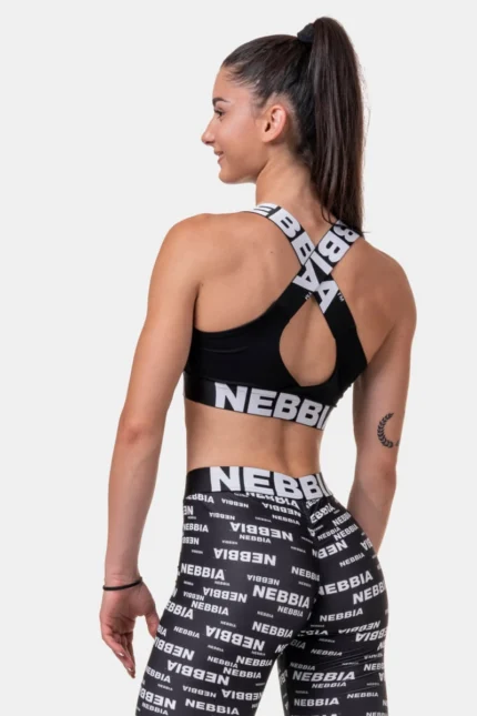 Power Your Hero Iconic Sports Bra Black Sports-BH