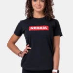 NEBBIA Basic T-skjorte Woman - Sort  T-skjorter