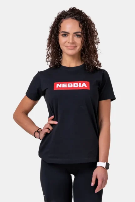 NEBBIA Basic T-skjorte Woman - Sort  T-skjorter