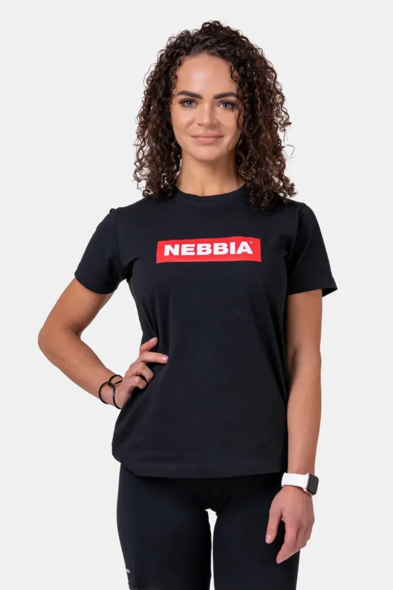 NEBBIA Basic T-skjorte Woman - Sort  T-skjorter