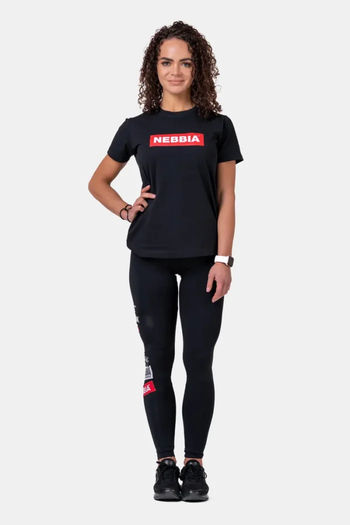 NEBBIA Basic T-skjorte Woman - Sort  T-skjorter