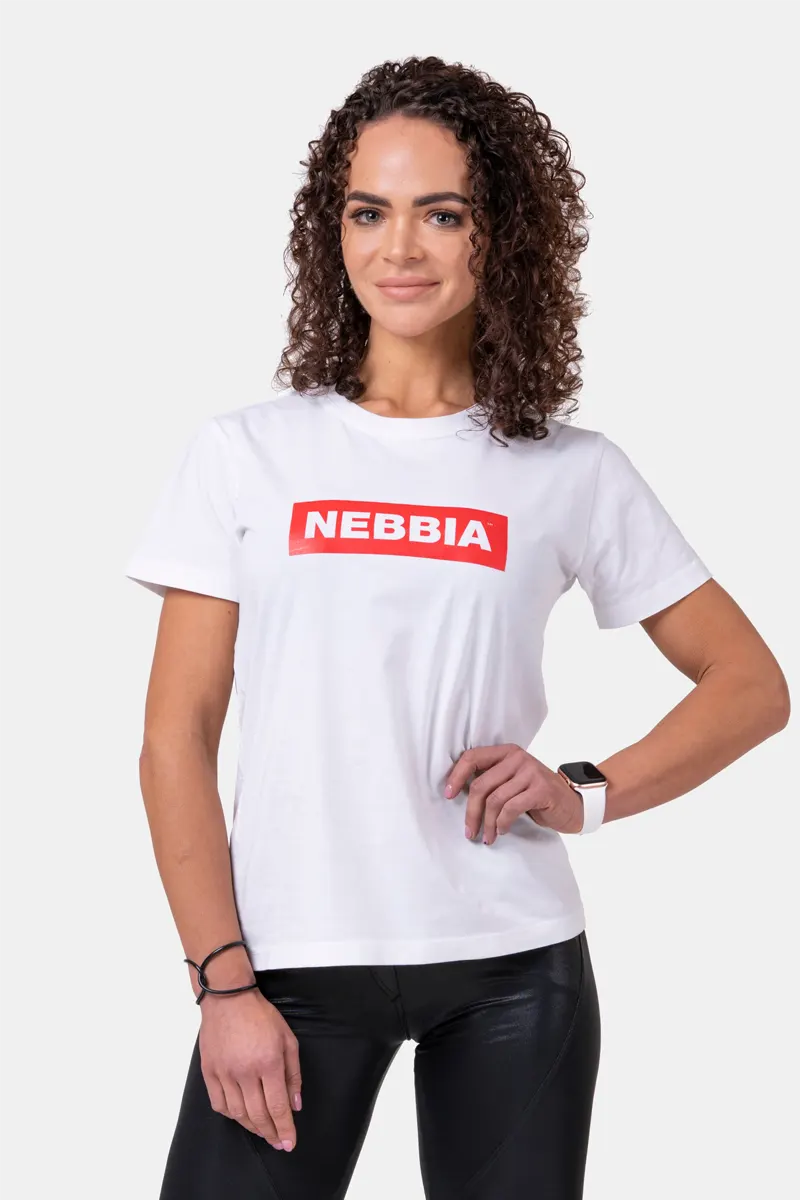 NEBBIA Basic T-skjorte Woman – Hvit NEBBIA Basic T-skjorte Woman - Hvit T-skjorter