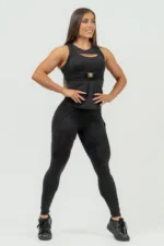 Women's Compression Top INTENSE Ultra - Black/Gold Topper