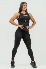 NEBBIA Women's High Waist Leggings INTENSE Mesh Tights / Leggings