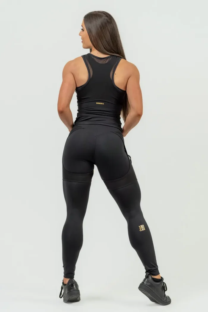 NEBBIA Women's High Waist Leggings INTENSE Mesh  Tights / Leggings