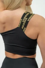 Nebbia Women's High Support Spors Bra Intense Asymmetric Gold  Sports-BH