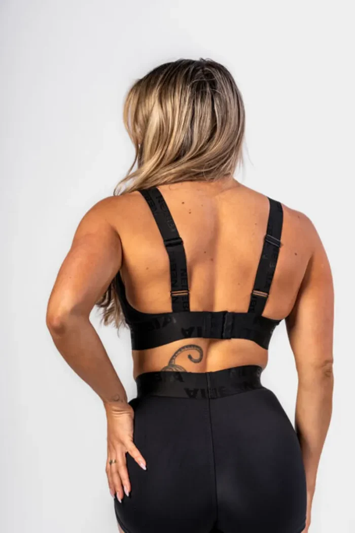 Nebbia Women's Padded Sports Bra Intense Iconic Black  Sports-BH