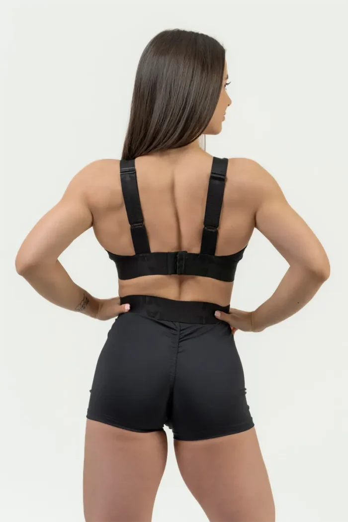 Nebbia Women's Padded Sports Bra Intense Iconic Black  Sports-BH