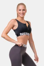 Smart Zip Front Sports Bra Topper