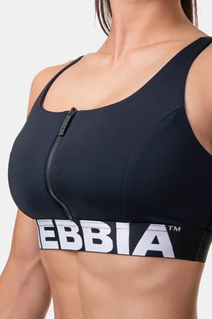Smart Zip Front Sports Bra  Topper