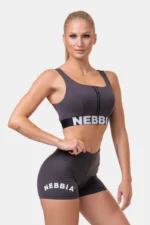 Smart Zip Front Sports Bra Topper