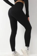 Shine Drawstring Tights Black - S Tights / Leggings