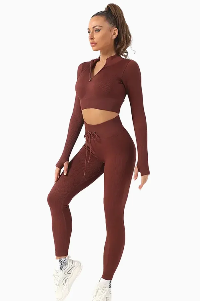 Shine Drawstring Tights Black - S Tights / Leggings